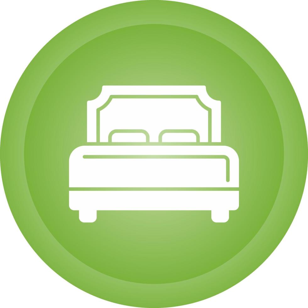 hotel bed vector icoon