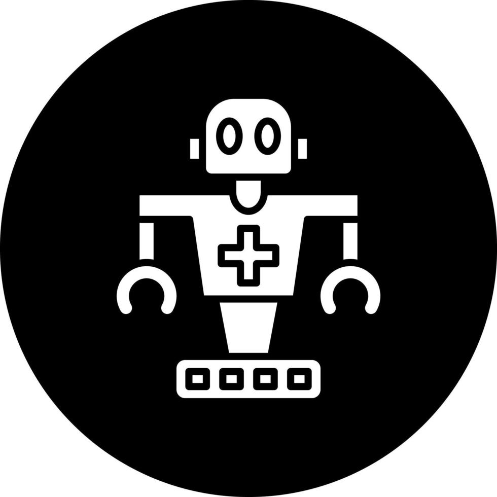 medisch robot vector icoon stijl