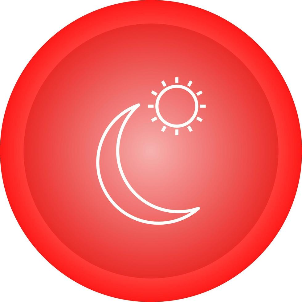zon en planeten vector icoon