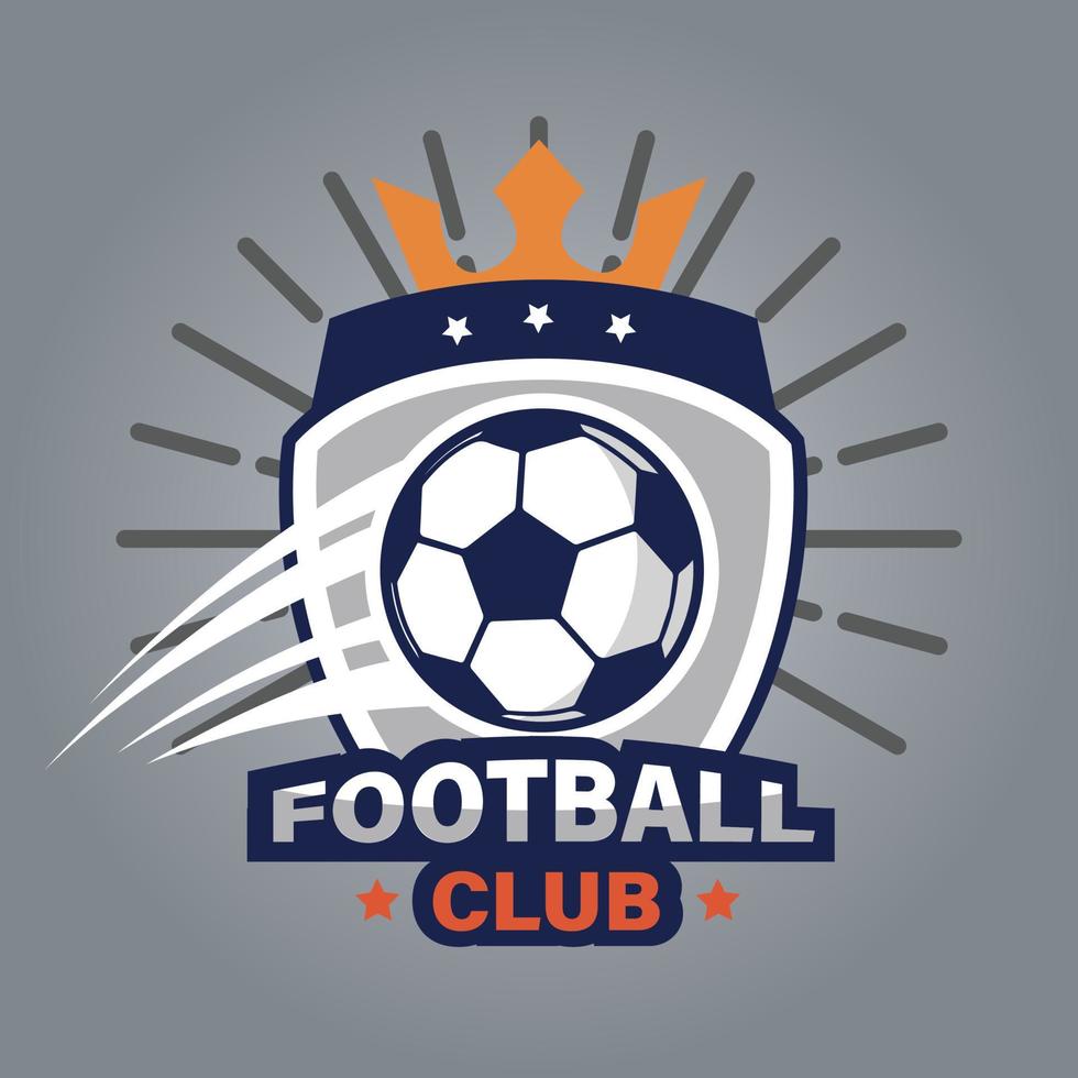 voetbalclub logo ontwerp vector