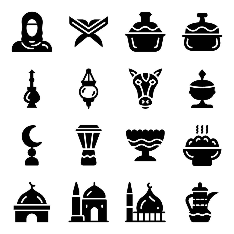 islamitische cultuurelementen vector