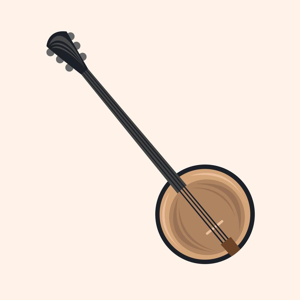 banjo vector illustratie voor grafisch ontwerp en decoratief element