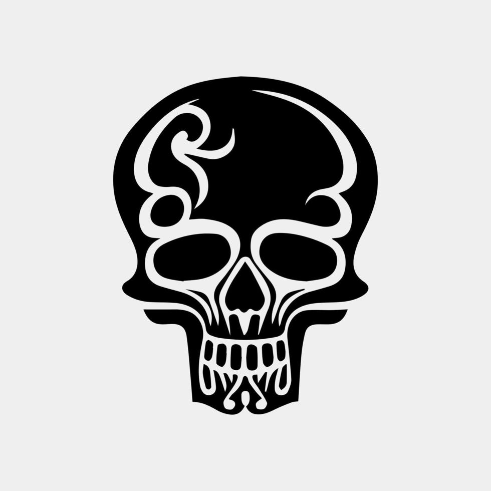 vector icoon reeks van versierd schedel - traditie in Mexico, zwart pictogrammen geïsoleerd Aan wit