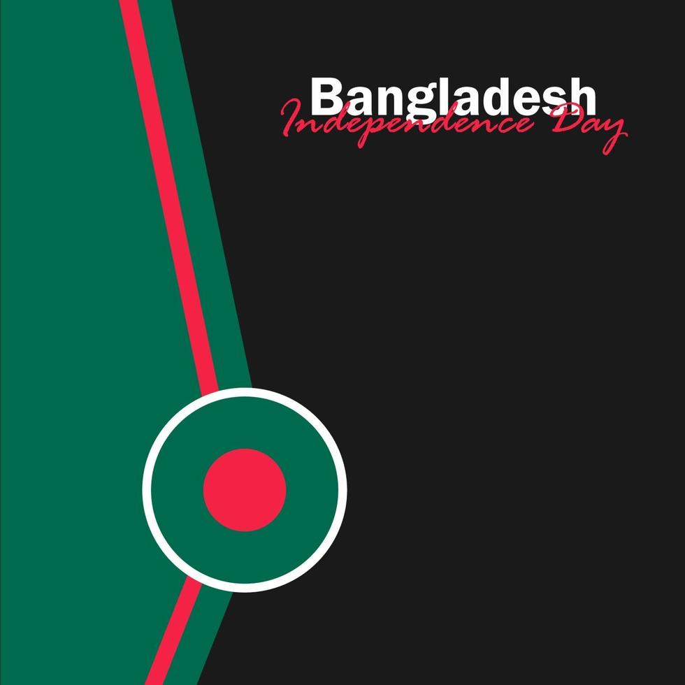 viering van de nationale feestdag van Bangladesh op 26 maart vector