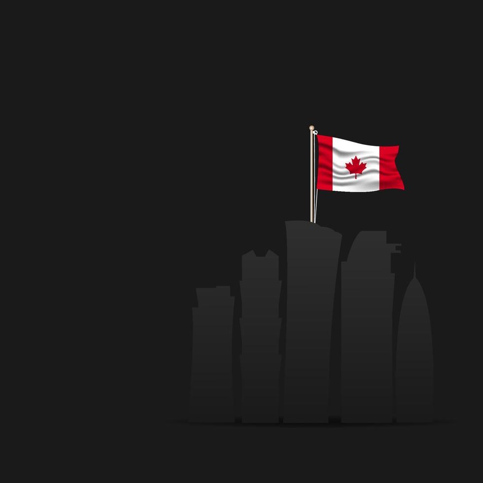 gelukkige dag van canada, onafhankelijkheidsdag van canada. vector illustratie