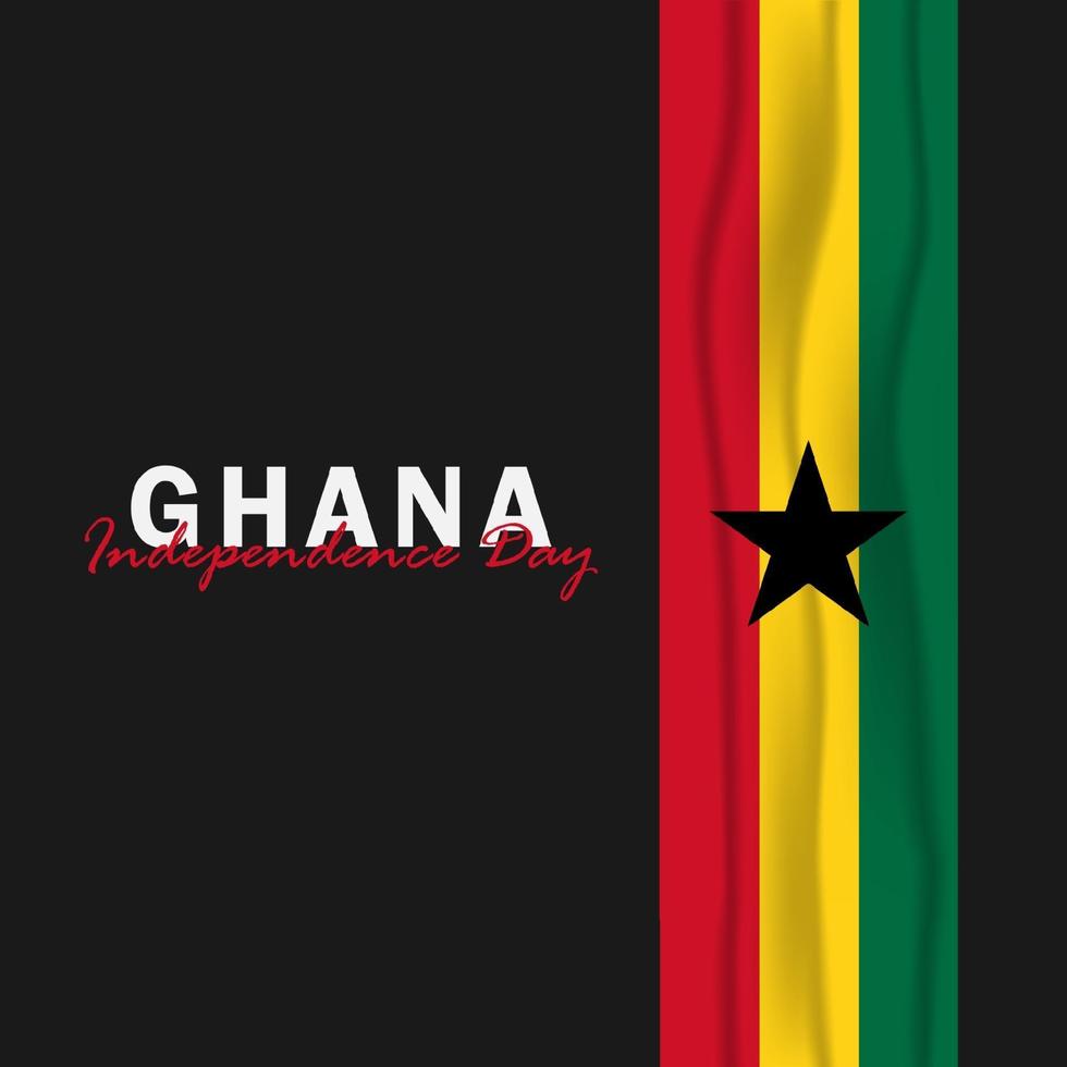 vector van onafhankelijkheidsdag ghana