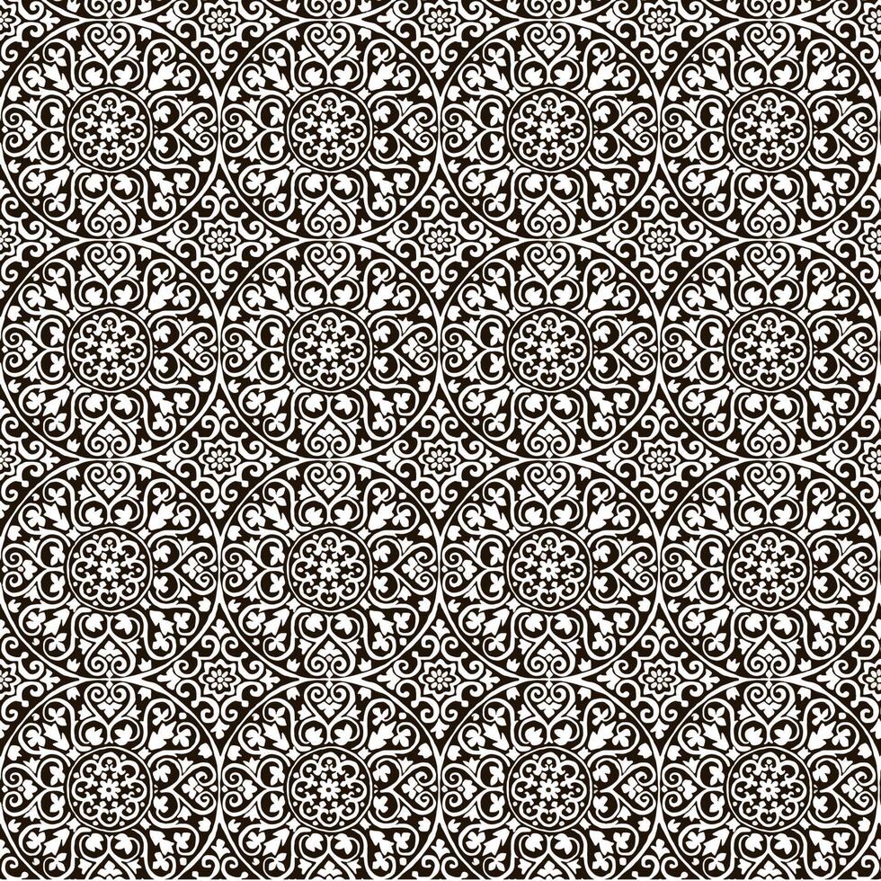zwart en wit patroon. vector