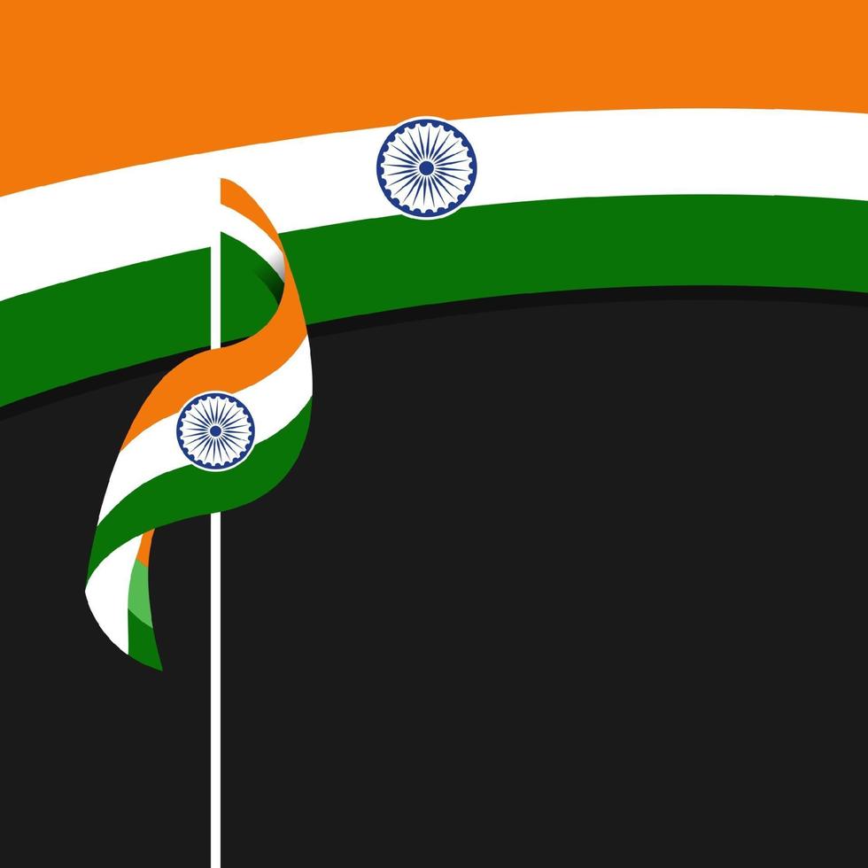 illustratie van gelukkige dag van de republiek india vector