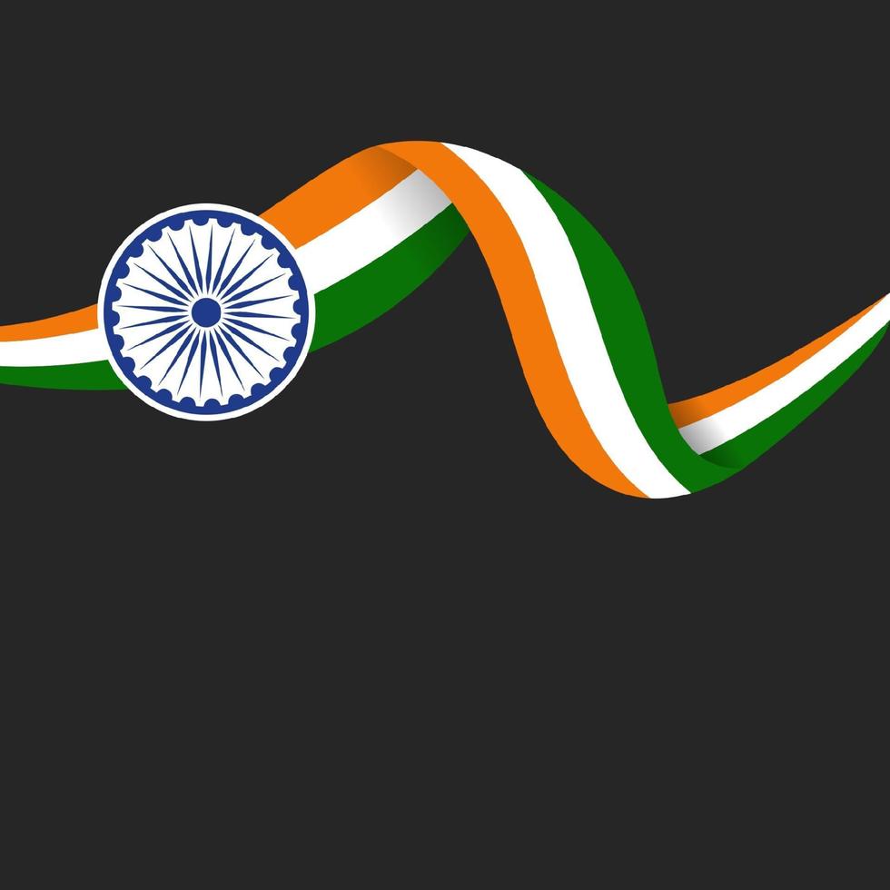 illustratie van gelukkige dag van de republiek india vector