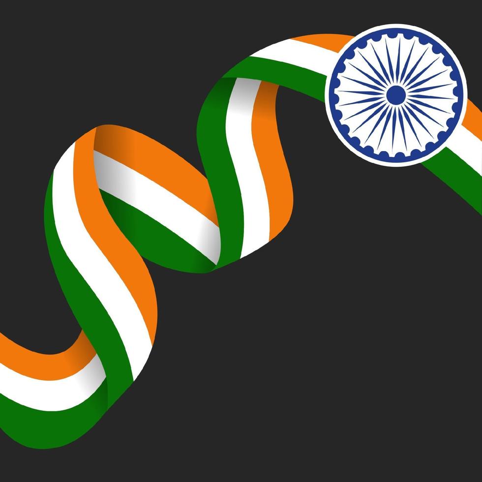 illustratie van gelukkige dag van de republiek india vector