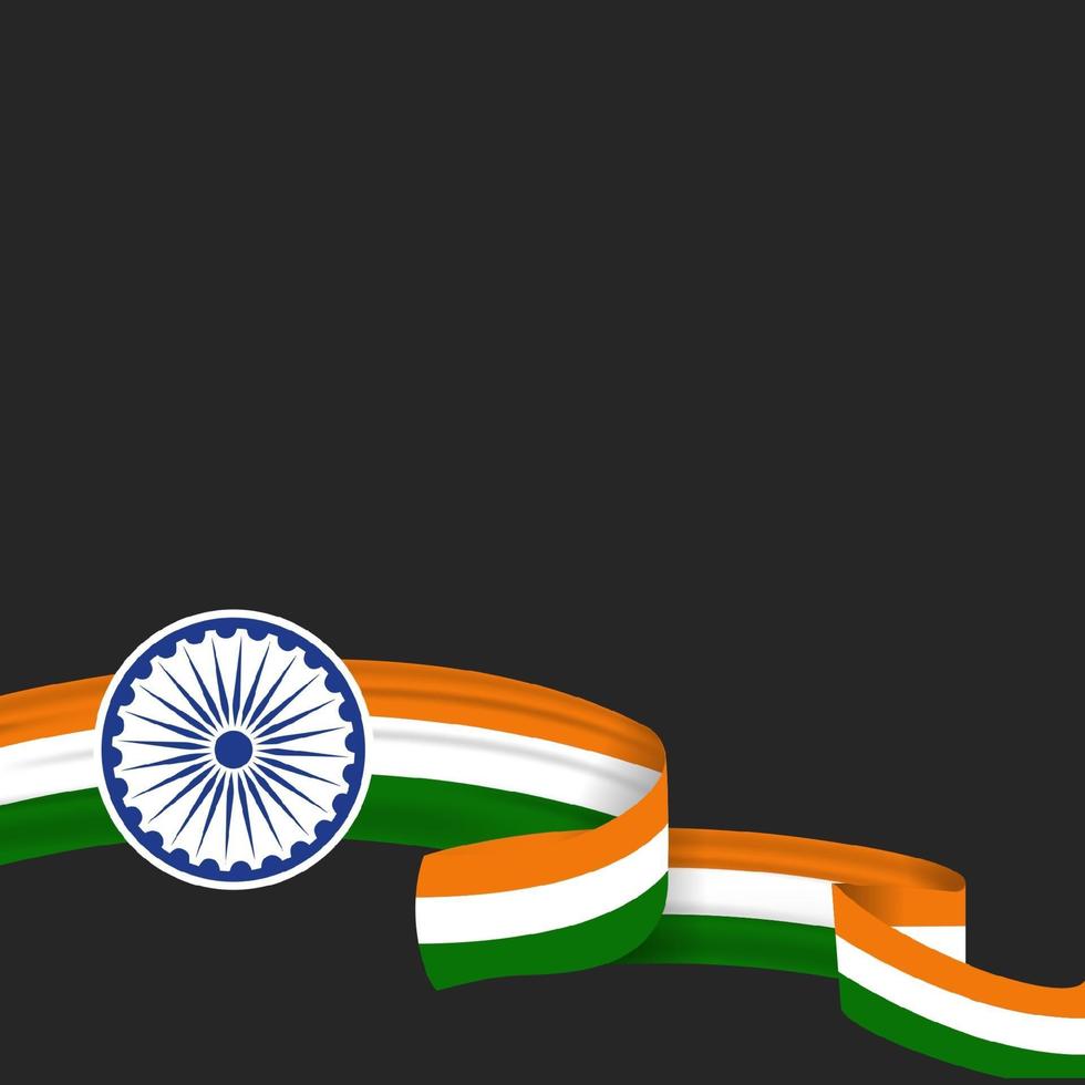 illustratie van gelukkige dag van de republiek india vector