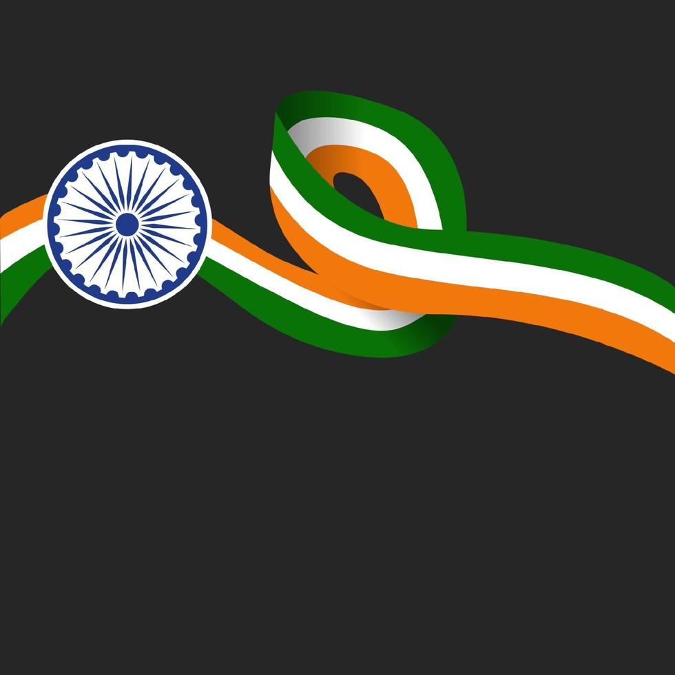 illustratie van gelukkige dag van de republiek india vector