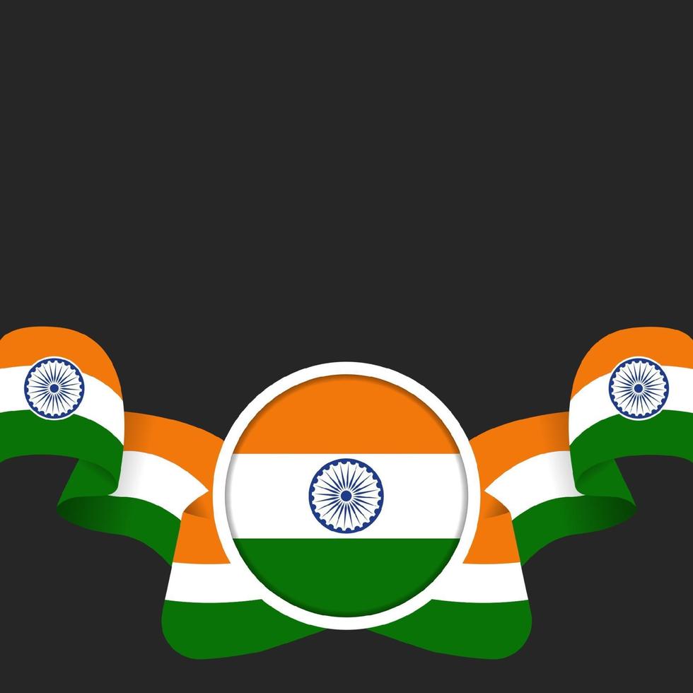 illustratie van gelukkige dag van de republiek india vector