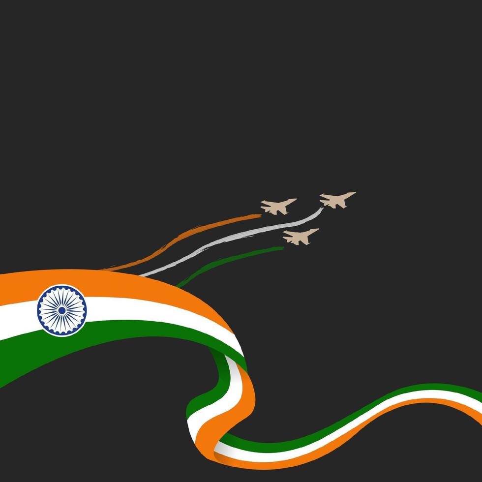 illustratie van gelukkige dag van de republiek india vector