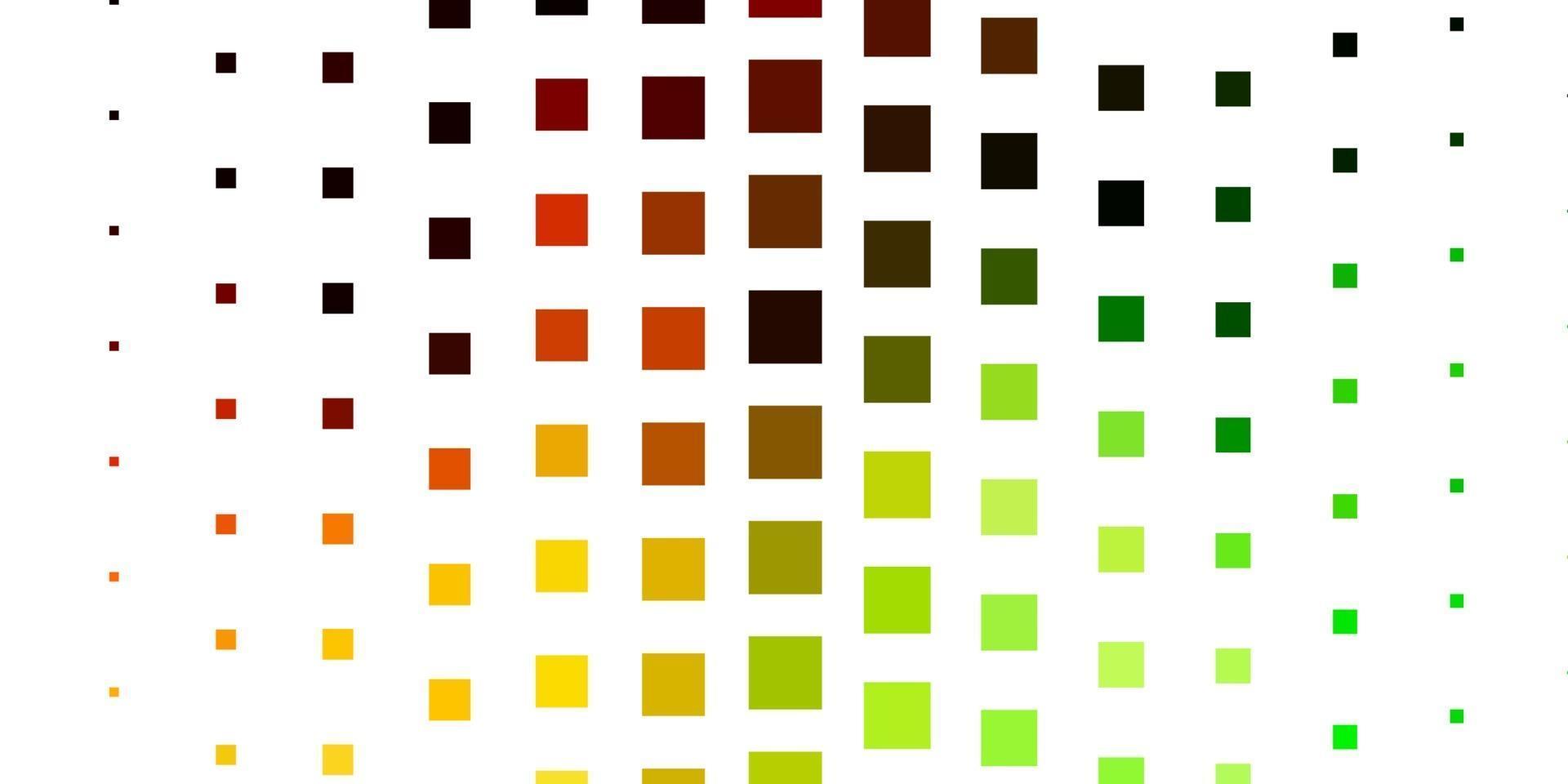 lichtgroen, geel vector sjabloon in rechthoeken.