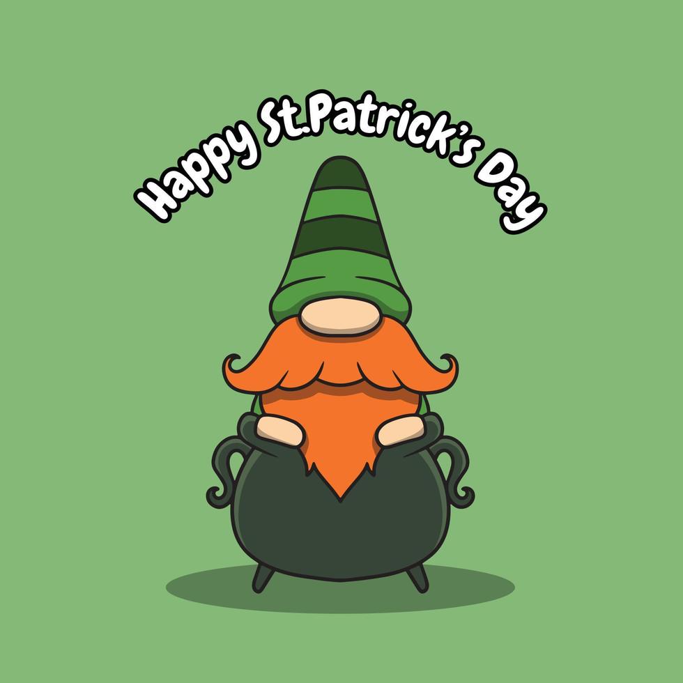 gnoom st patricks illustratie vector