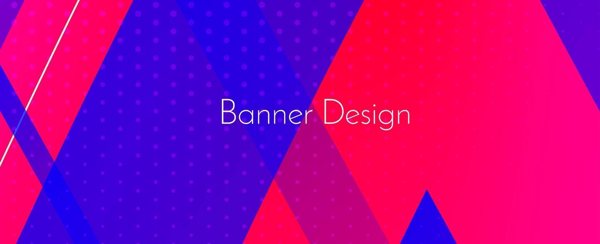 abstracte geometrische paarse moderne stijlvolle gladde donkere banner achtergrond vector