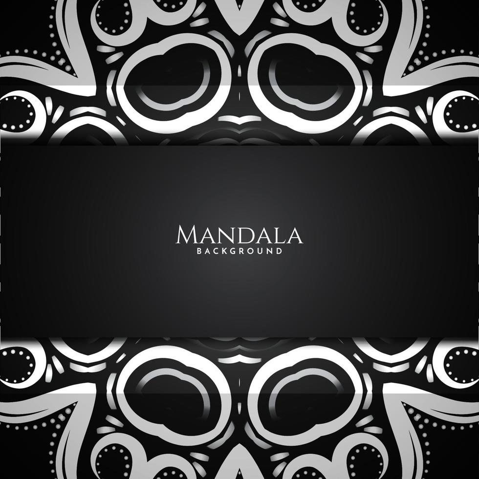 mooie mandala ontwerp decoratieve luxe achtergrond vector