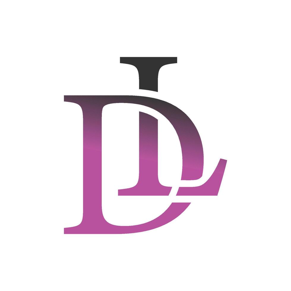 luxe monogram bedrijf logo ontwerp. vector