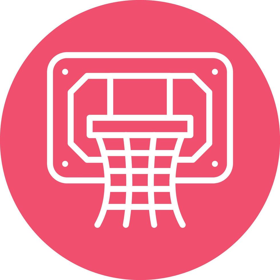 basketbal hoepel vector icoon ontwerp