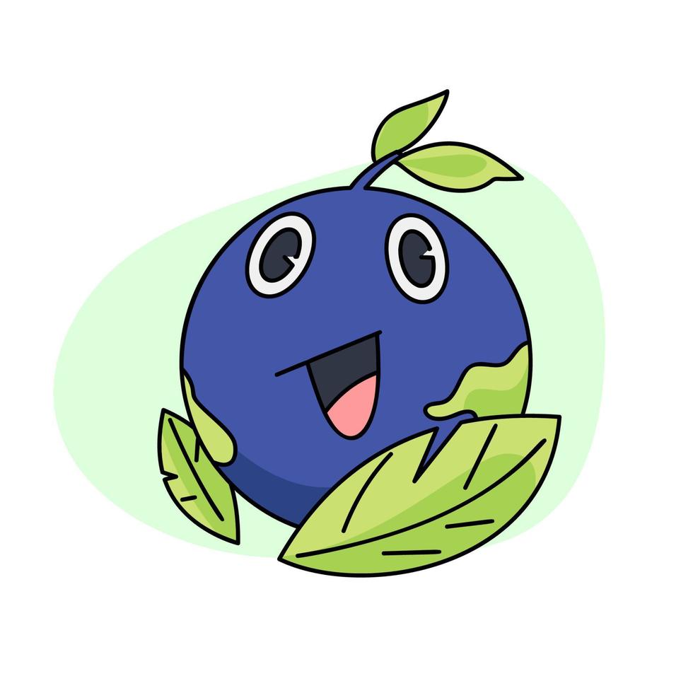 wijnoogst gelukkig schattig aarde planeet karakter mascotte met twee klein bladeren en planten Aan karakter. vector illustratie
