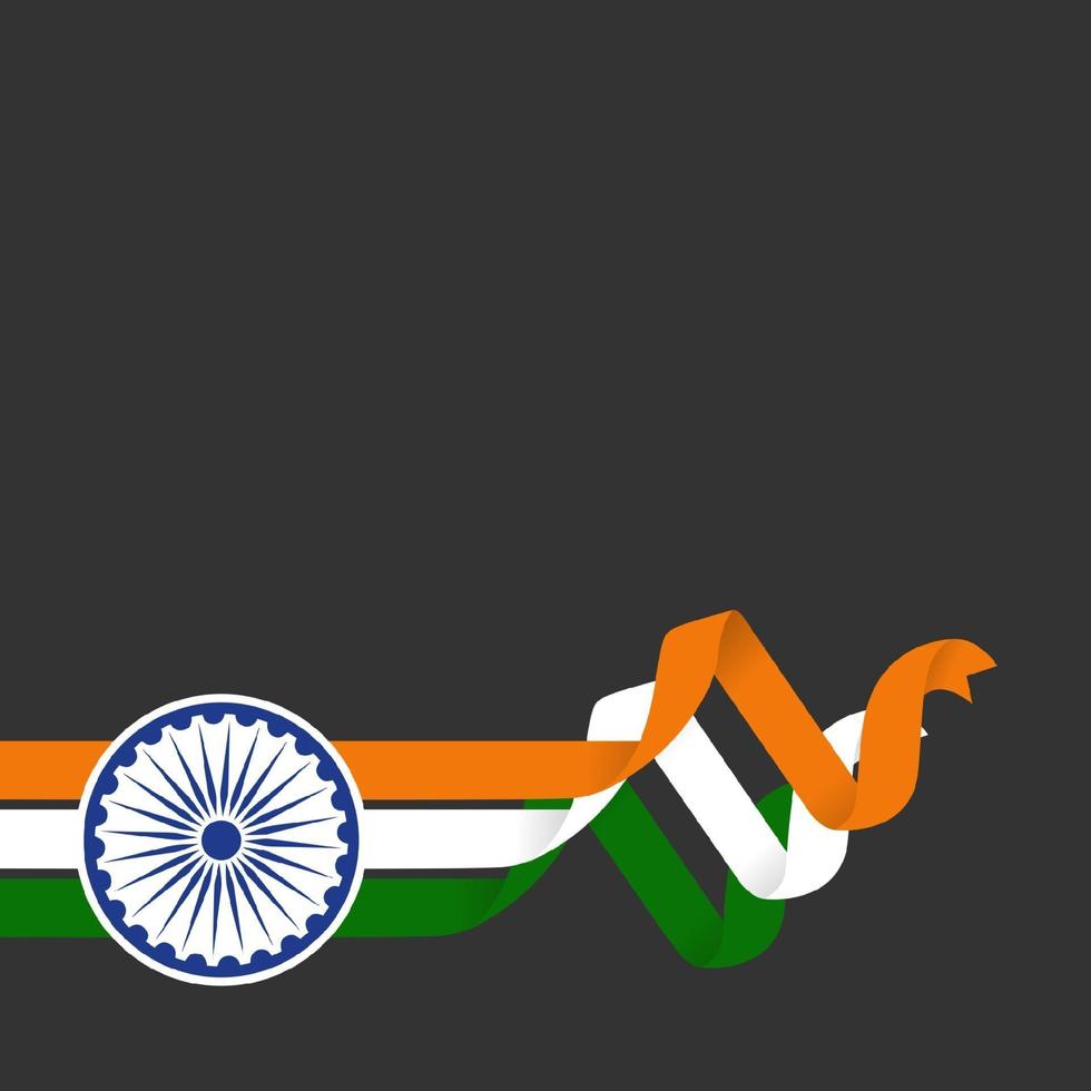 illustratie van gelukkige dag van de republiek india vector