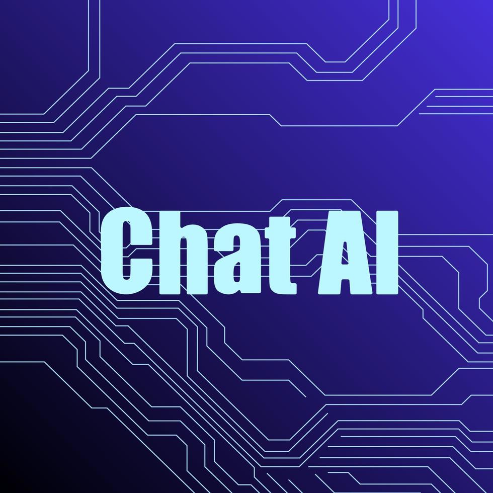 chatbot, gebruik makend van en chatten kunstmatig intelligentie- babbelen bot ontwikkelde door tech bedrijf. digitaal babbelen bot, robot sollicitatie, gesprek assistent concept. optimaliseren taal modellen voor dialoog vector