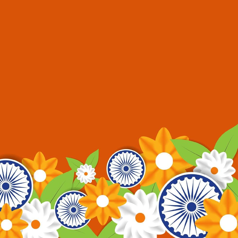 illustratie van gelukkige dag van de republiek india vector