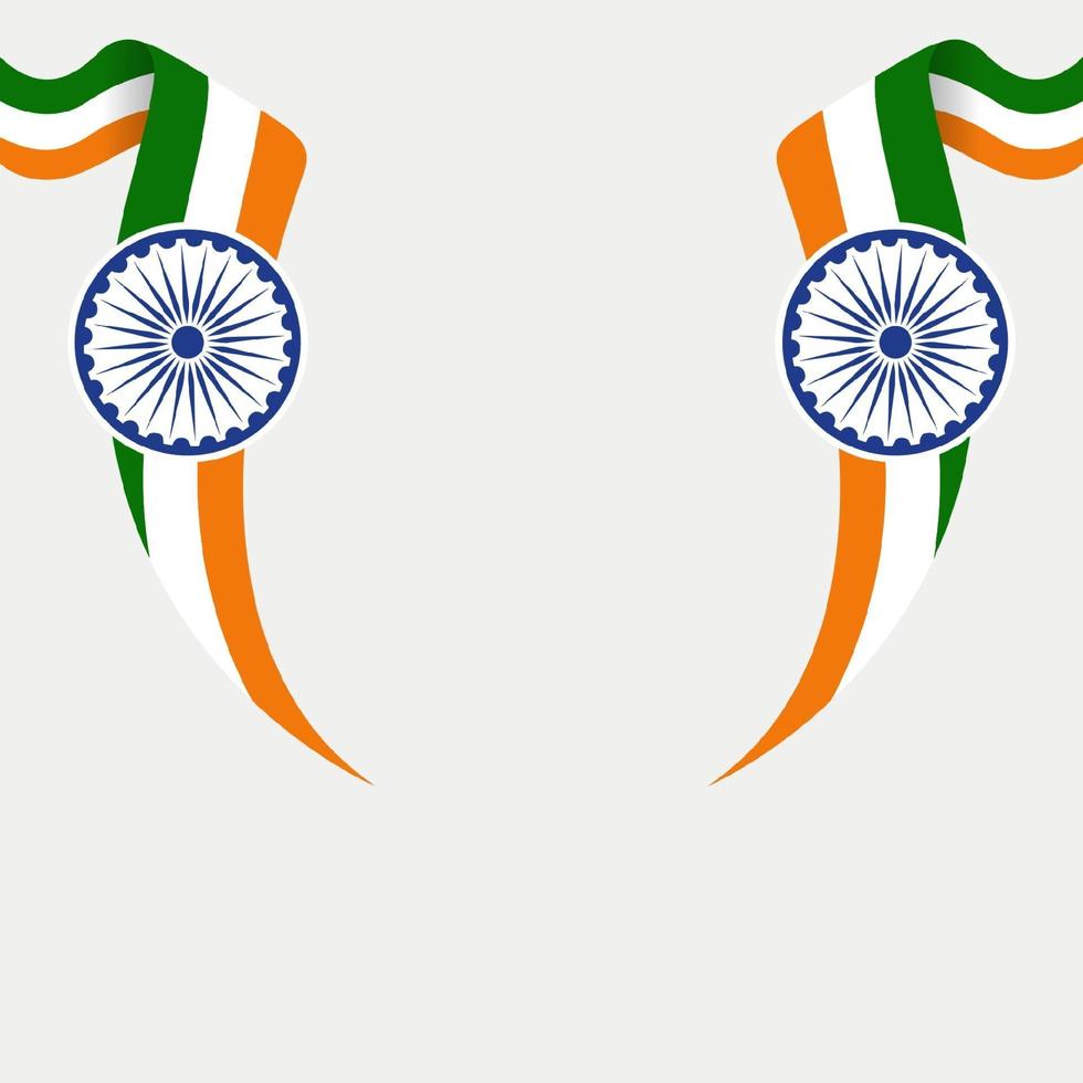 illustratie van gelukkige dag van de republiek india vector