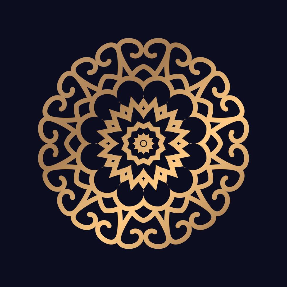 Islamitisch mandala patronen vector logoicoon illustratie