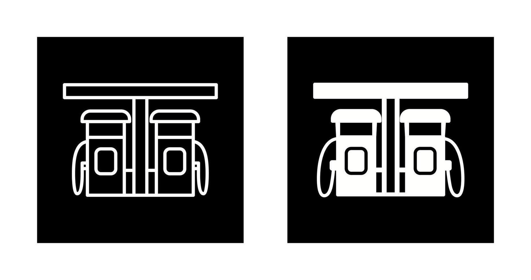 benzine station vector icoon