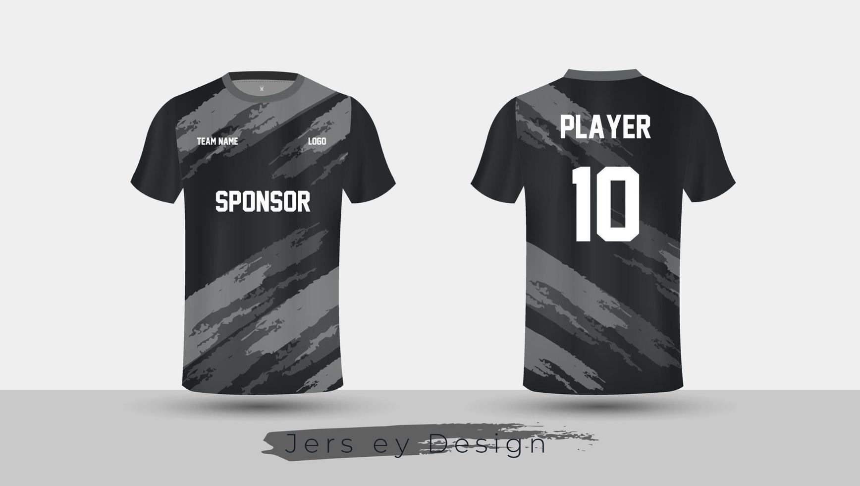 voetbal Jersey ontwerp, gaming t overhemd Jersey sjabloon vector