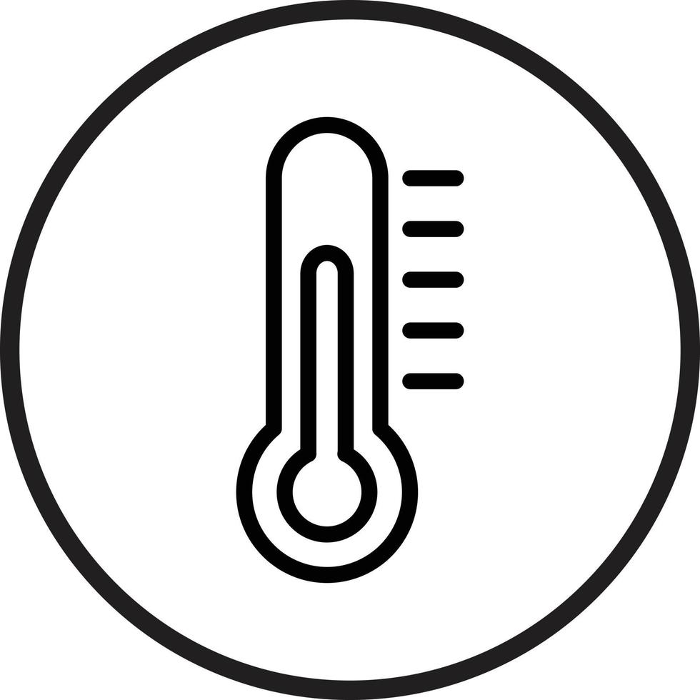 thermometer vector icoon stijl