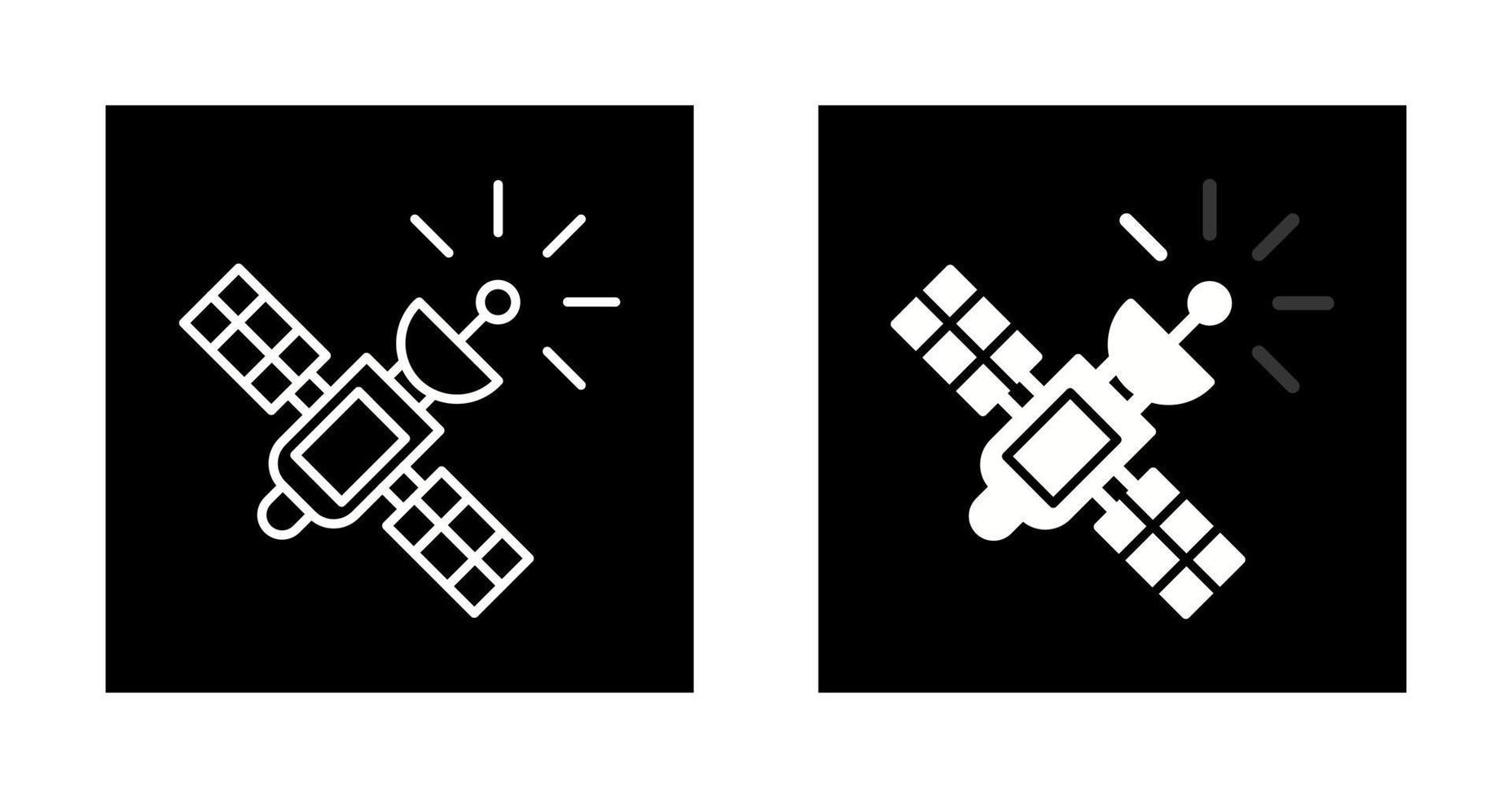 satelliet vector pictogram