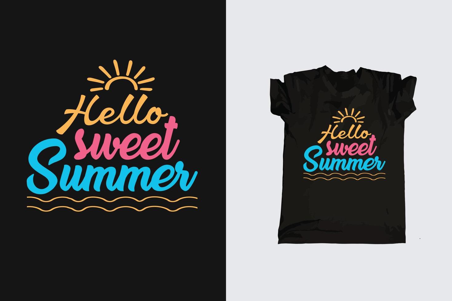 zomer typografie t-shirt ontwerp, zomer en strand citaten belettering SVG ontwerp zomer gevoel grafisch tee afdrukken en handelswaar, sticker, banier, poster, folder, kenteken, vector illustratie