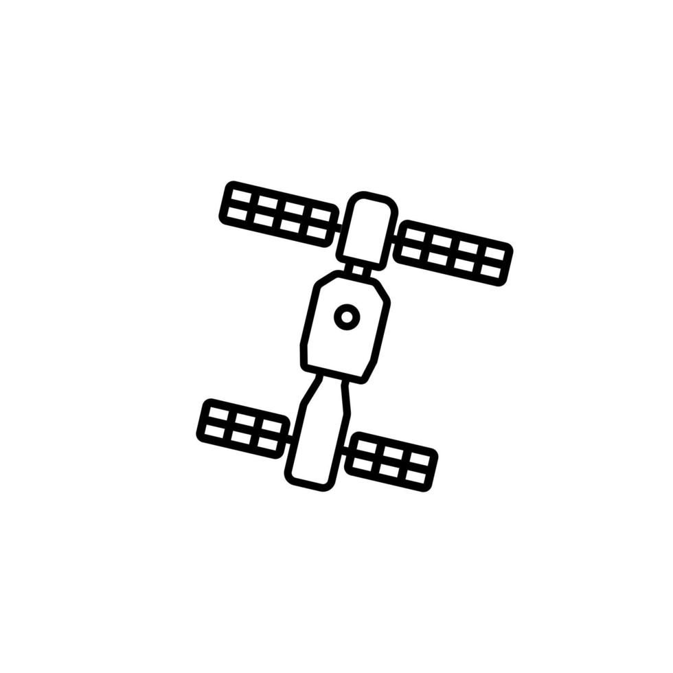 satelliet icoon vector. uitzending illustratie teken. radar symbool. vector