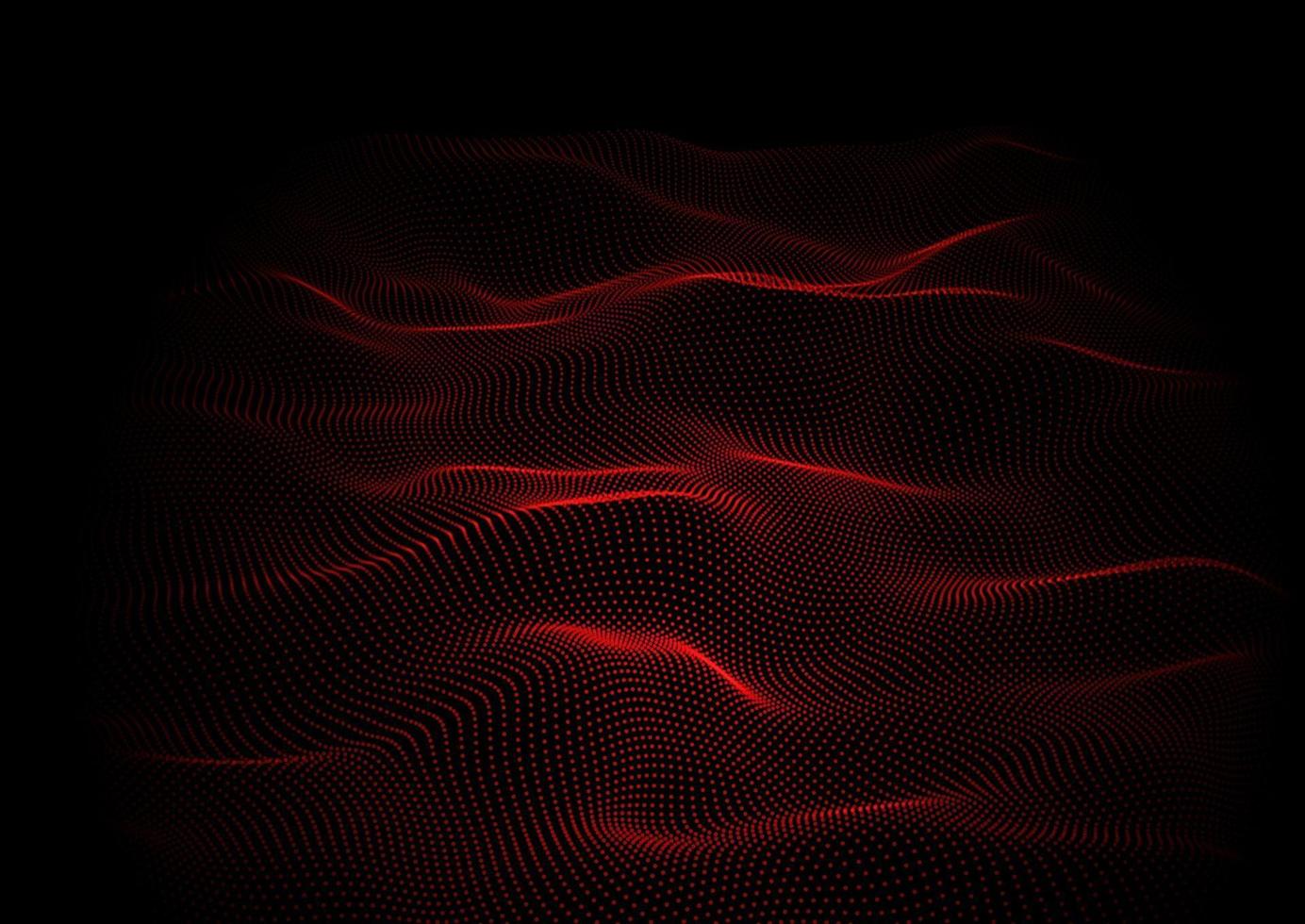 abstracte techno achtergrond met stromend deeltjesontwerp vector