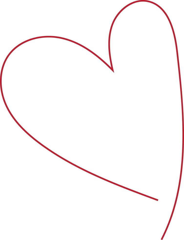 rood liefde hart element vector