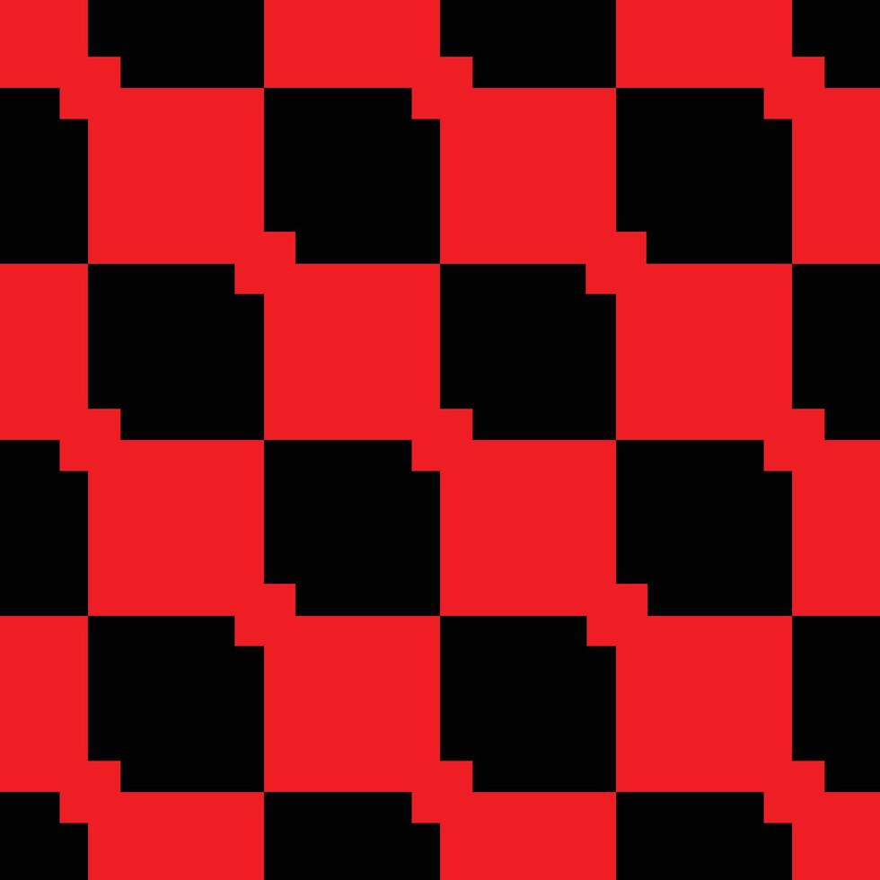 naadloos patroon bevat pleinen en Verbinden vierkant, rood en zwart kleuren, patroon vector illustratie, rood en zwart patroon, poster en behang patroon, geschikt voor achtergrond en banier