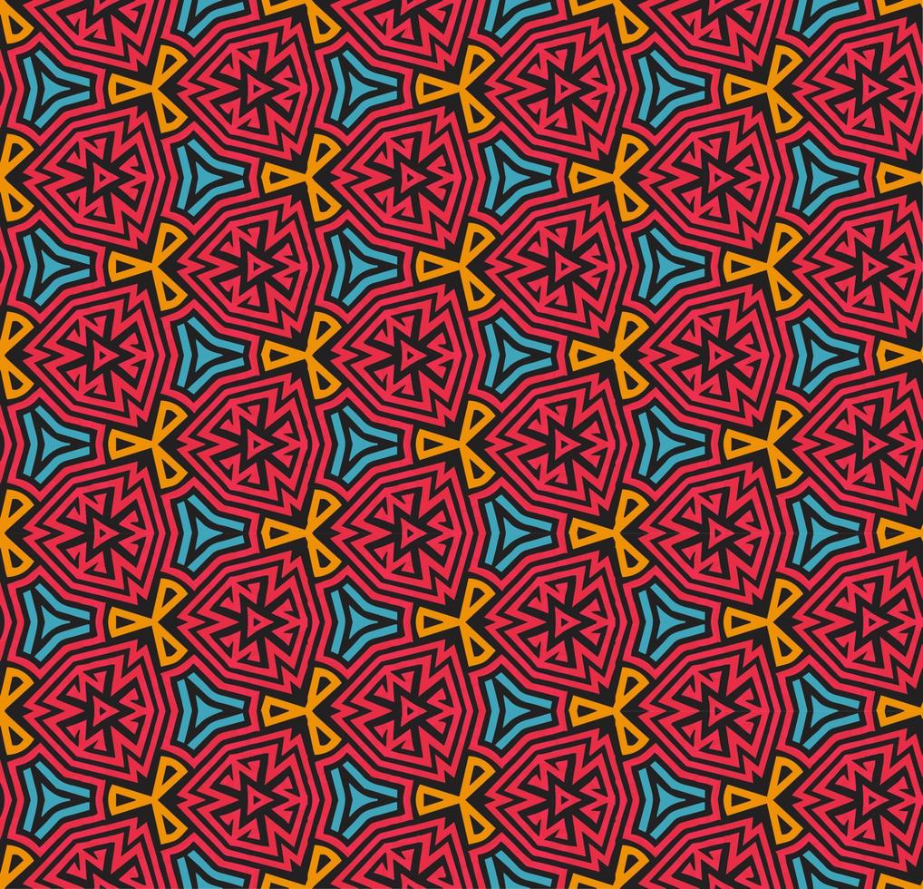 multi kleur naadloos abstract patroon. achtergrond en achtergrond. multi gekleurd. kleurrijk sier- ontwerp. gekleurde mozaïek- ornamenten. vector grafisch illustratie.