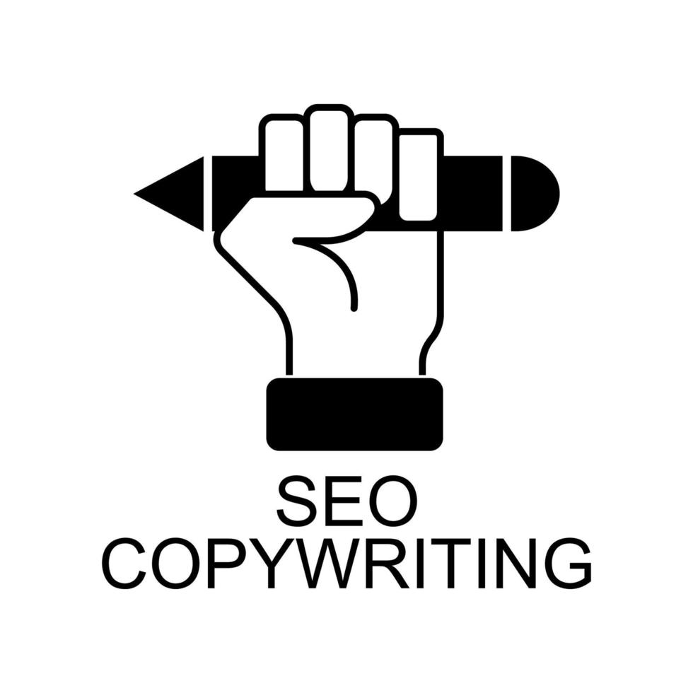 seo copywriting vector icoon