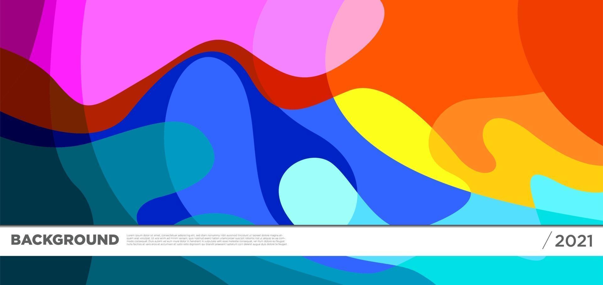 vector kleurrijk vloeibaar abstract patroon als achtergrond
