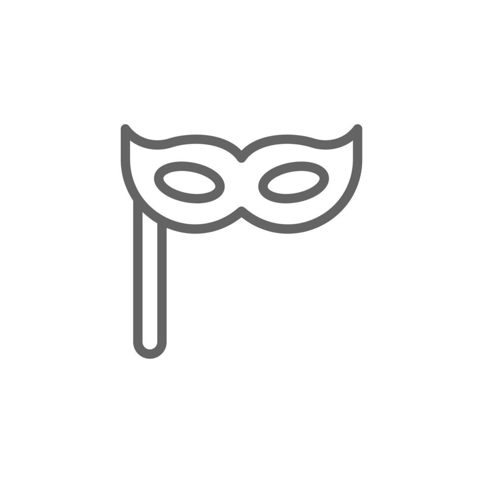 carnaval masker, Italië vector icoon