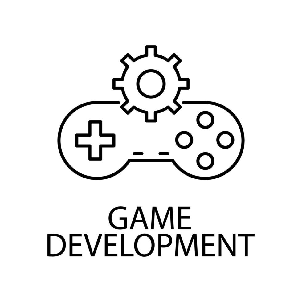spel ontwikkeling vector icoon