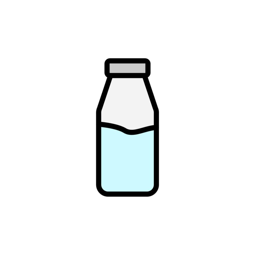 melk, fles vector icoon