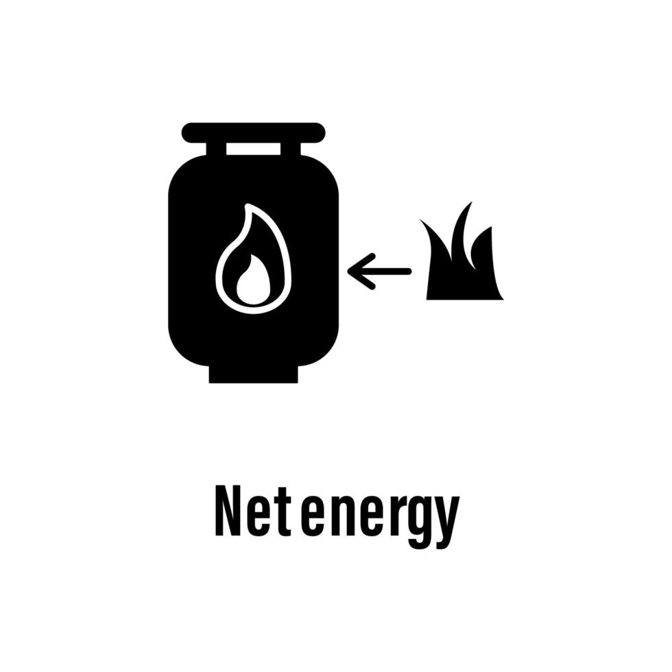 netto energie vector icoon