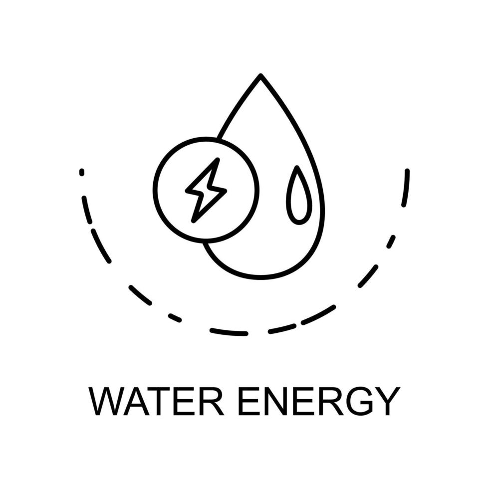 water energie vector icoon
