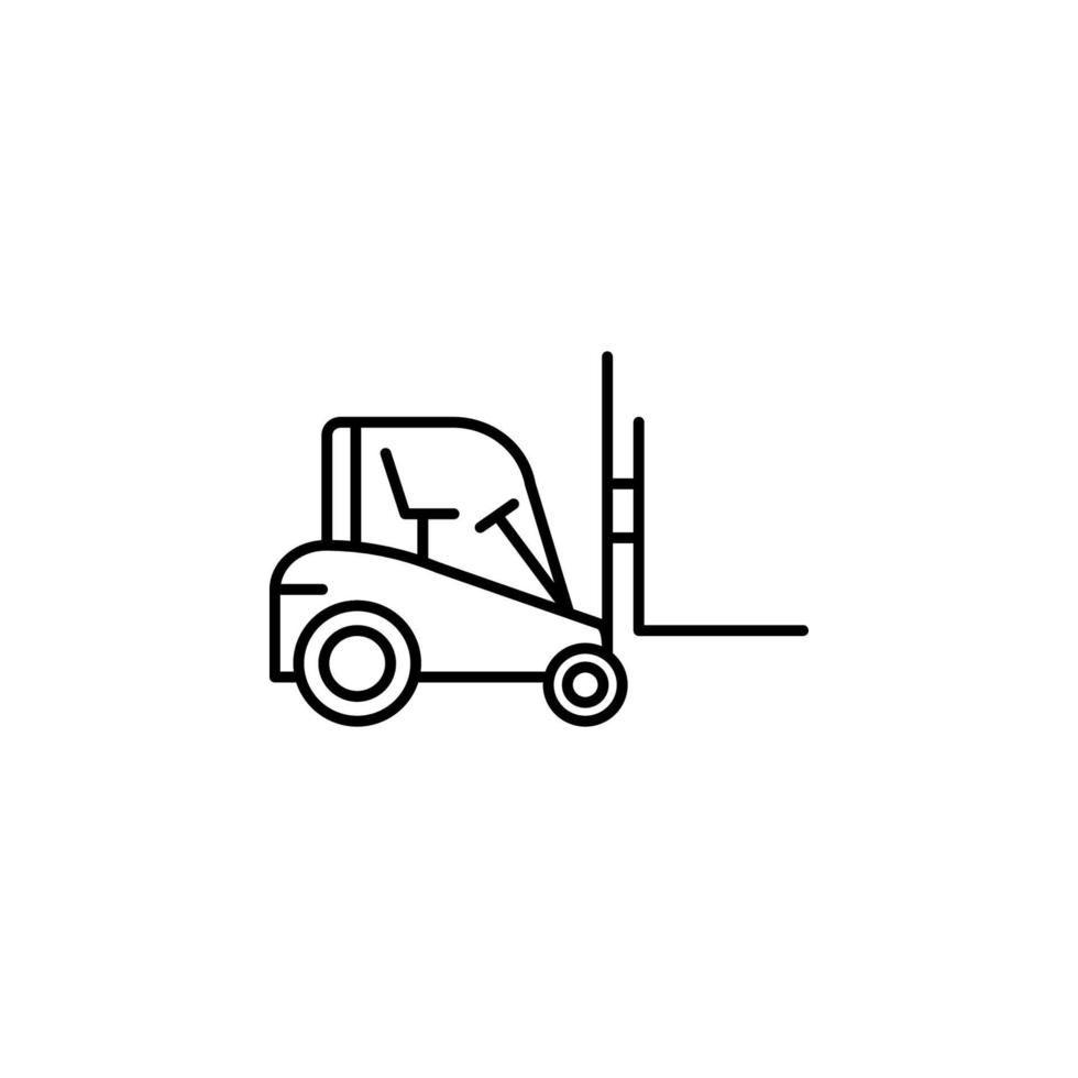 industrieel heftruck vector icoon