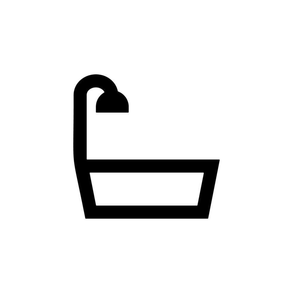 douche vector pictogram