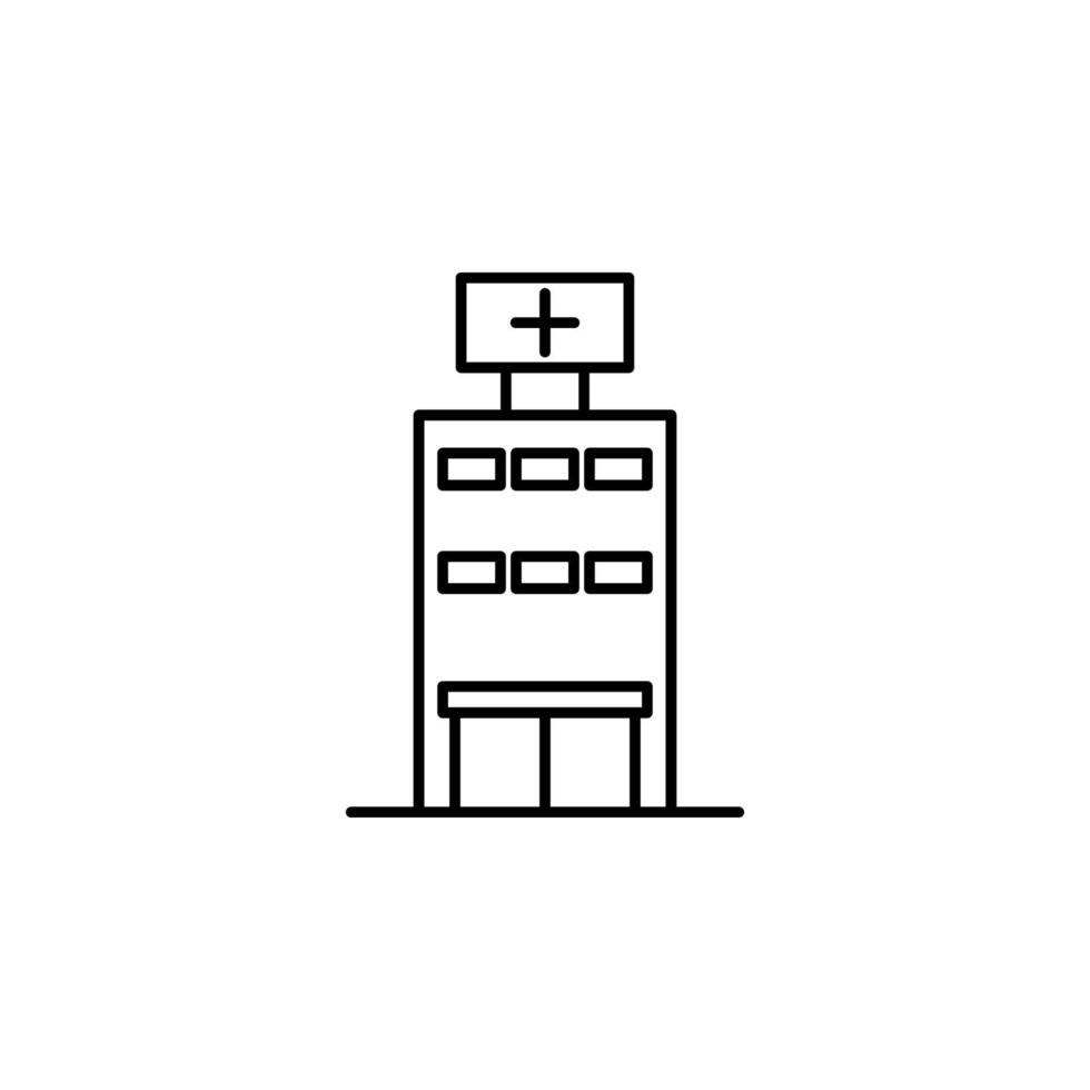 ziekenhuis vector pictogram